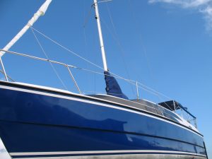 Boat Hull made from fibreglass